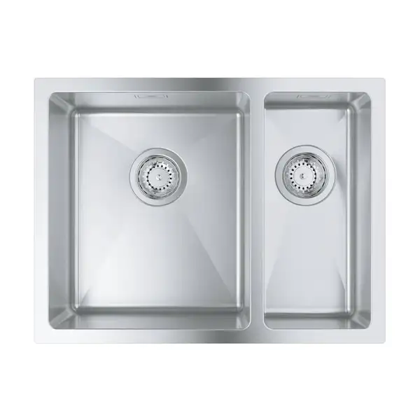 Кухонна мийка Grohe K700U 60-S 59.5/45 1.5 л, 1.5 чаші, сталь (31577SD1) (31577SD0)