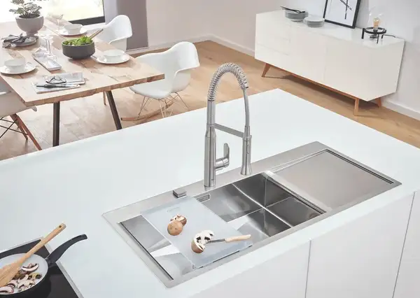 Мийка кухонна Grohe EX Sink K1000 (подвійне крило зліва) (31581SD0)