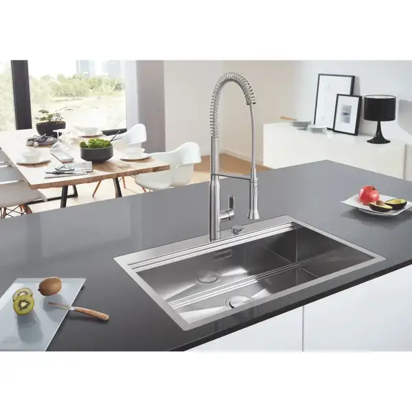 Мийка кухонна Grohe EX Sink K1000 (подвійне крило зліва) (31581SD0)