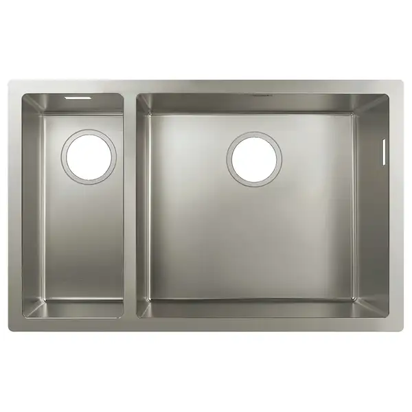 Мойка для монтажа под столешницу Hansgrohe S71 S719-U655 (цвет - нержавеющая сталь) 180/450 (43429800) фото 1 Aquada.com.ua