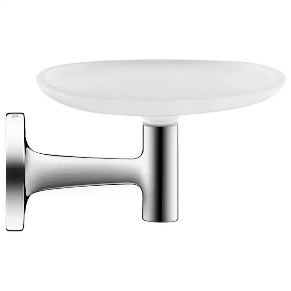 Мыльница подвесная Duravit Starck T, хром/матовое стекло (0099331000) фото 1 Aquada.com.ua