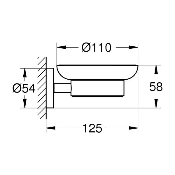 Мильниця Grohe Essentials New (40368001)