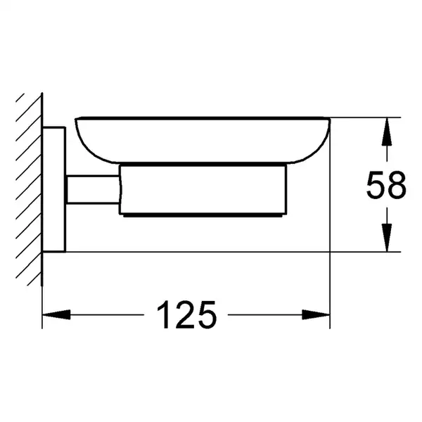 Мильниця Grohe Essentials New (40444001)