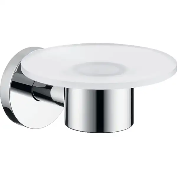 Мыльница Hansgrohe Logis (цвет - хром, стекло матовое) (40515000)