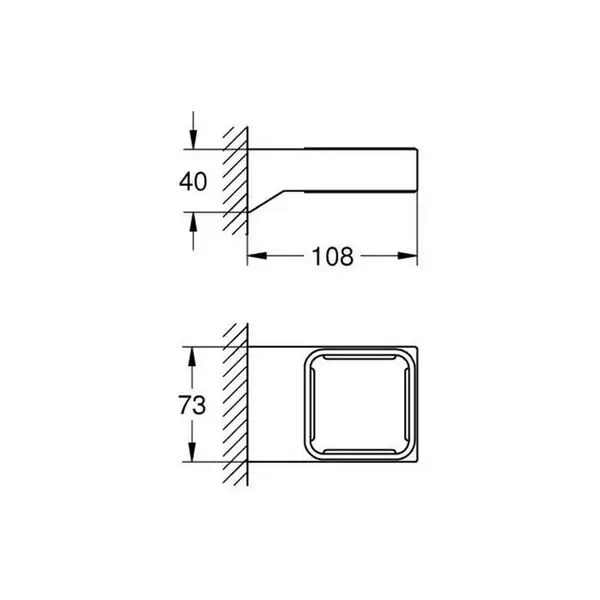 Тримач для аксесуарів Grohe Selection Cube (40865000)