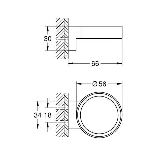 Тримач для аксесуарів Grohe Selection (41027000)