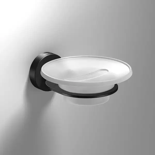 Мыльница подвесная Sonia Tecnoproject Black, чёрный матовый (166268) фото 2 Aquada.com.ua
