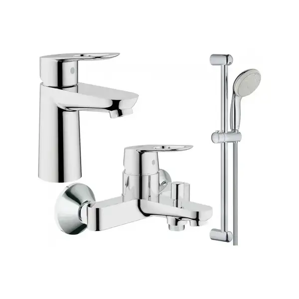 Набір змішувачів для ванни S-Size Grohe BauLoop (123214S)
