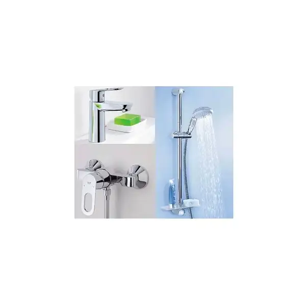 Комплект змішувачів Grohe BauLoop для душа, хром (123220S)