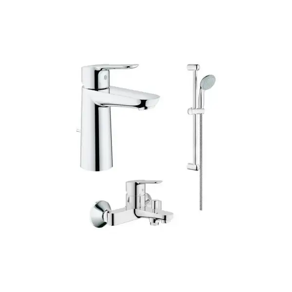 Grohe Комплект смесителей BauEdge 3 в 1 для ванной (123367M)