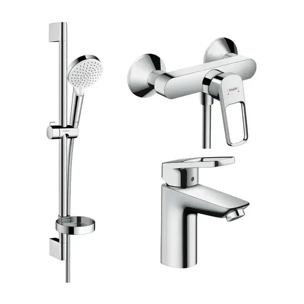 HANSGROHE Набор смесителей для душа, умывальник Logis Loop  100  (1072019) фото 1 Aquada.com.ua