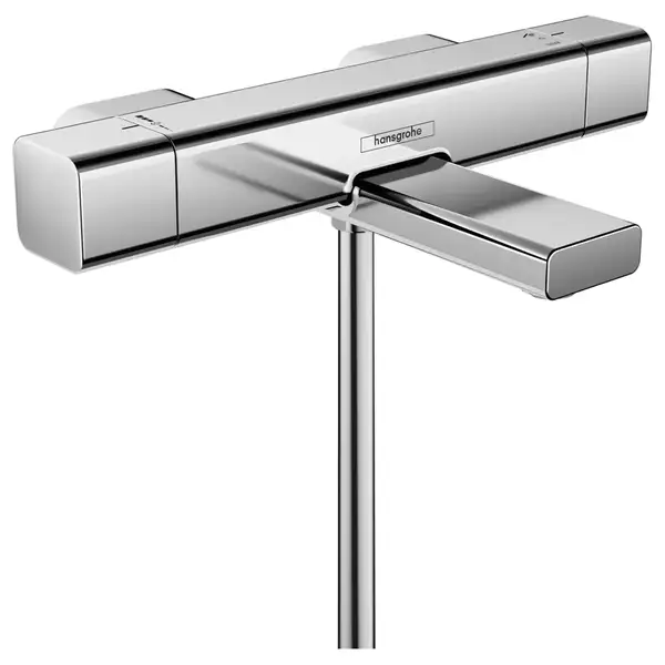 Набор смесителей для ванны с термостатом 3-в-1 Hansgrohe Metropol/Ecostat E/Croma Select E (цвет - хром) (157742020) фото 5 Aquada.com.ua