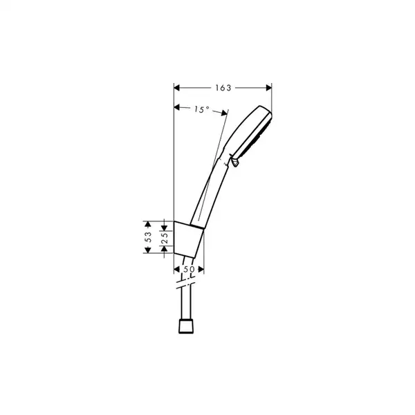 Набор смесителей для ванны 3-в-1 Hansgrohe Logis 100/Croma-100 Vario (цвет - хром) (711714310) фото 4 Aquada.com.ua