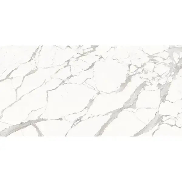 Плитка настенная Fiandre Marmi Maximum Calacatta Light 150 х 75 см Lucidato (MML406715) фото 1 Aquada.com.ua