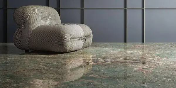 Керамогранит Fiandre Marmi Maximum Amazonite 150 х 75 см lucidato (6 мм) (MML796715) фото 3 Aquada.com.ua