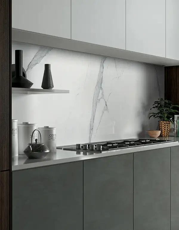 Керамогранит Mirage Cosmopolitan Statuario Extra 120 х 278 см (9 мм) глянцевый (CP 01 LUC 120x278) фото 4 Aquada.com.ua