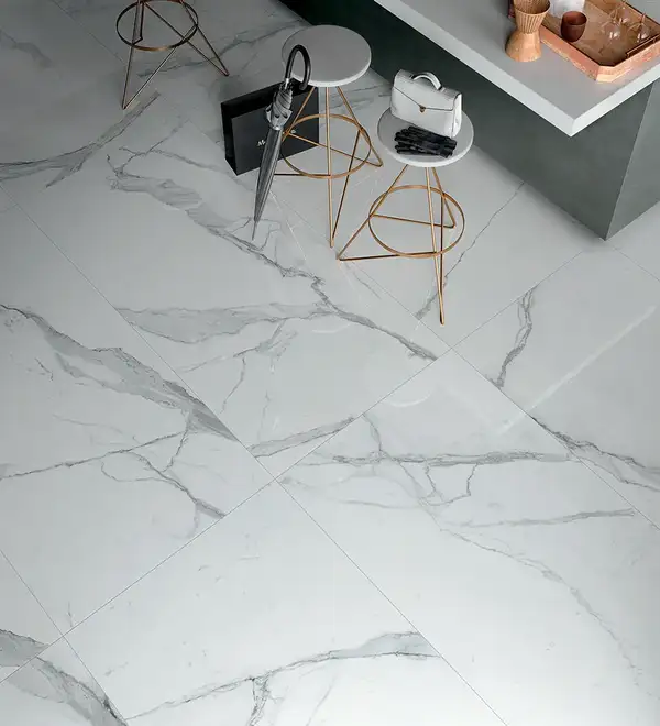 Керамогранит Mirage Cosmopolitan Statuario Extra 120 х 278 см (9 мм) глянцевый (CP 01 LUC 120x278) фото 5 Aquada.com.ua