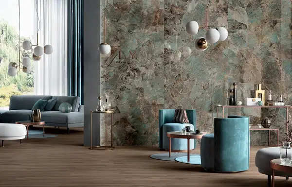 Керамогранит Mirage Cosmopolitan Amazzonite 120 х 278 см (9 мм) глянцевый (CP 07 LUC 120x278) фото 3 Aquada.com.ua