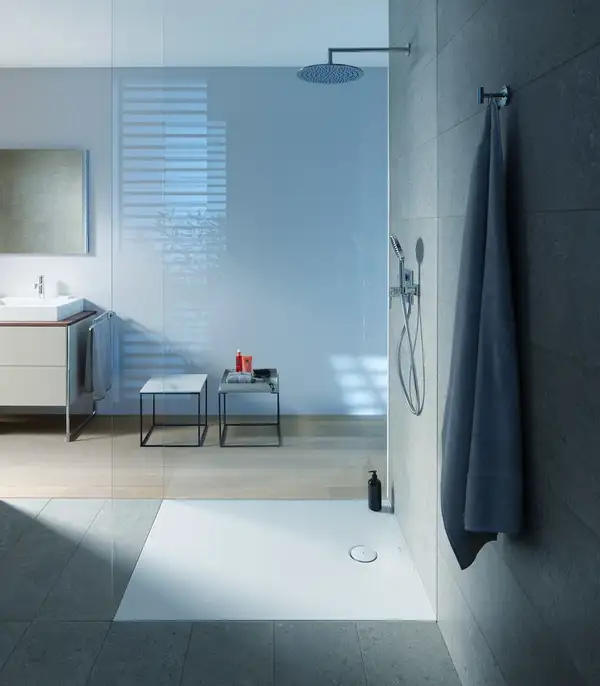 Душевой поддон 80 х 80 х 4 см Duravit Tempano, белый (720187000000000) фото 2 Aquada.com.ua