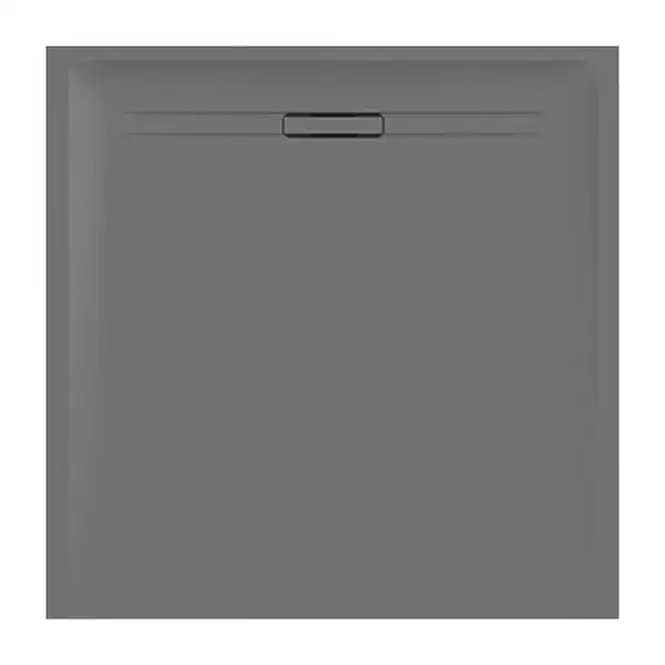 Душевой поддон Geberit Sestra 90 х 90 х h4 см, серый/структурированный (550.260.00.1) фото 1 Aquada.com.ua
