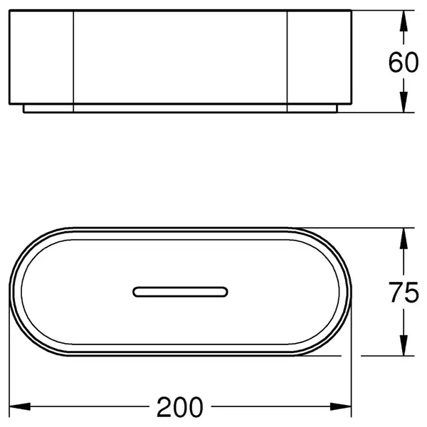 Полиця для ванної кімнати Grohe Selection (41037000)