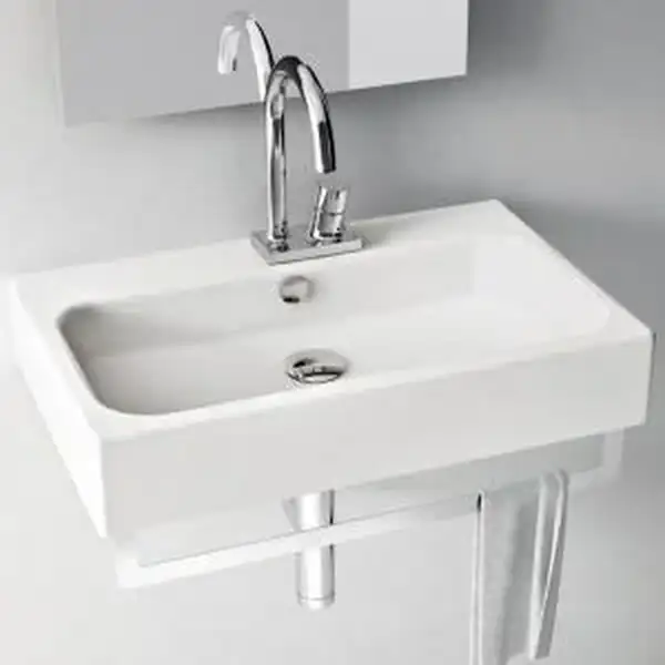 ARTCERAM Раковина подвесная ArtCeram BLOCK 65х41 см BKL001 фото 2 Aquada.com.ua