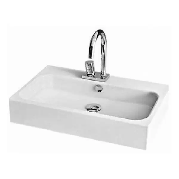 ARTCERAM Раковина подвесная ArtCeram BLOCK 65х41 см BKL001 фото 1 Aquada.com.ua