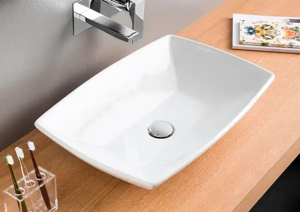 ARTCERAM Раковина накладная на столешницу ArtCeram Jazz 600 х 400 мм (JZL002) фото 3 Aquada.com.ua