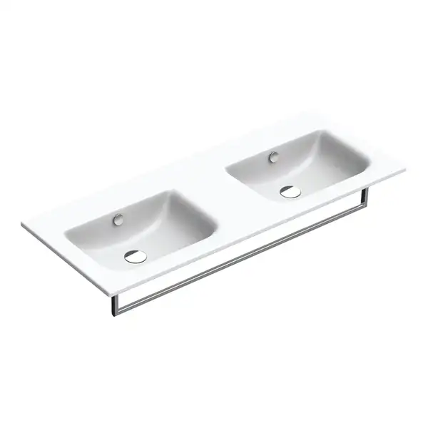 Раковина двойная Catalano Sfera 125 х 50 см (1125SFD00) фото 1 Aquada.com.ua
