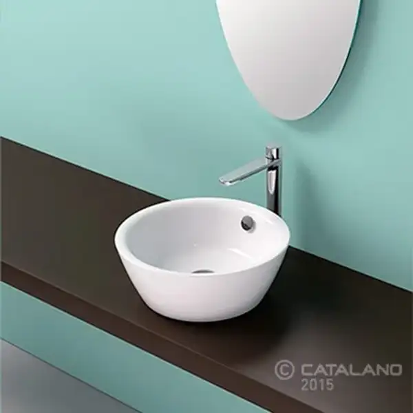 Раковина накладная на столешницу Catalano Velis Ø 42 см (142APVL00 (142VLN00)) фото 3 Aquada.com.ua