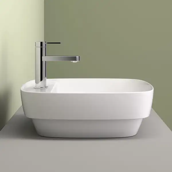 Раковина накладная на столешницу Catalano Green Lux 42 х 42см (142GRLX00) фото 2 Aquada.com.ua