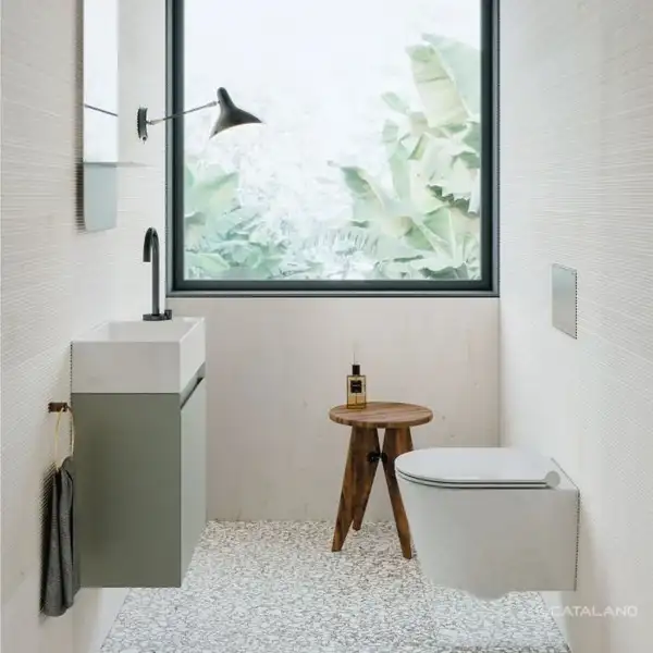 Маленькая (мини) раковина Catalano New Zero 50 x 25 см (15025VE00) фото 2 Aquada.com.ua