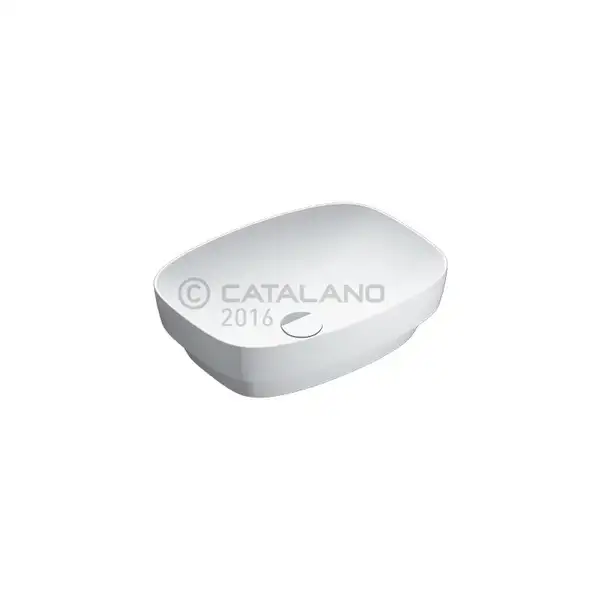 Раковина накладная на столешницу Catalano Green Lux / Colori 50 х 38 см, белый матовый (150AGRLXBM) фото 1 Aquada.com.ua