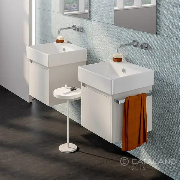 Раковина подвесная Catalano Premium 50 х 47 см (150VP00) фото 3 Aquada.com.ua