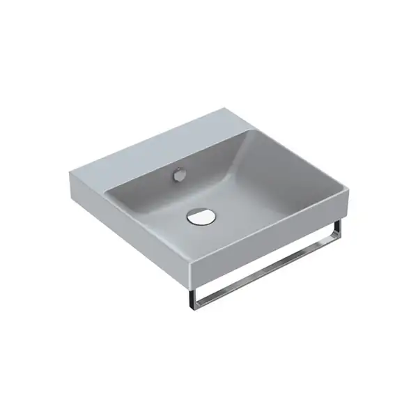 Раковина подвесная Catalano New Zero 50х50 см, satin cement/серий матовый (150ZPCS) фото 1 Aquada.com.ua