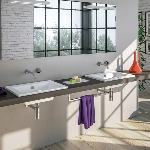 Раковина встраиваемая в столешницу (сверху) Catalano Star 58 х 48 см (158ST00) фото 2 Aquada.com.ua