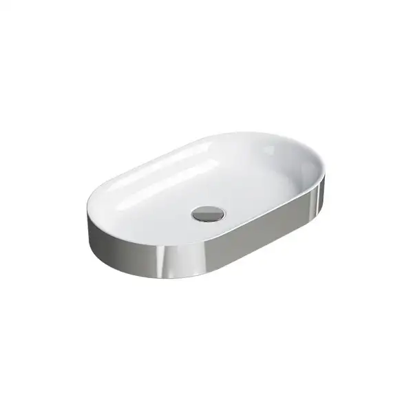 Раковина накладная на столешницу Catalano Horizon 60 х 35 см, Silver-white (160AHZBA) фото 1 Aquada.com.ua