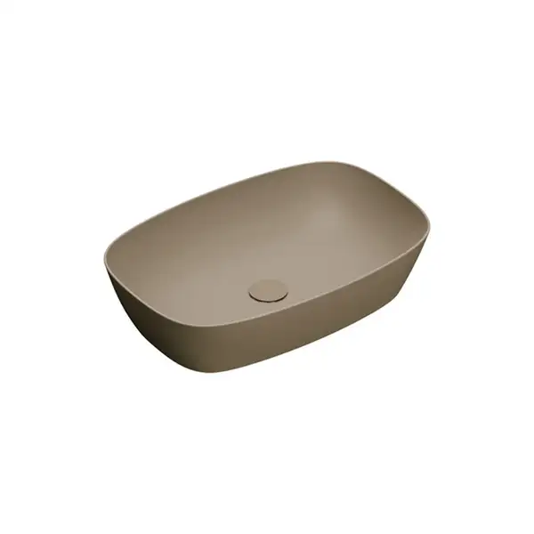 Раковина накладная на столешницу Catalano Green 60 х 40 см, коричневый матовый (160APGRLXMS) фото 1 Aquada.com.ua