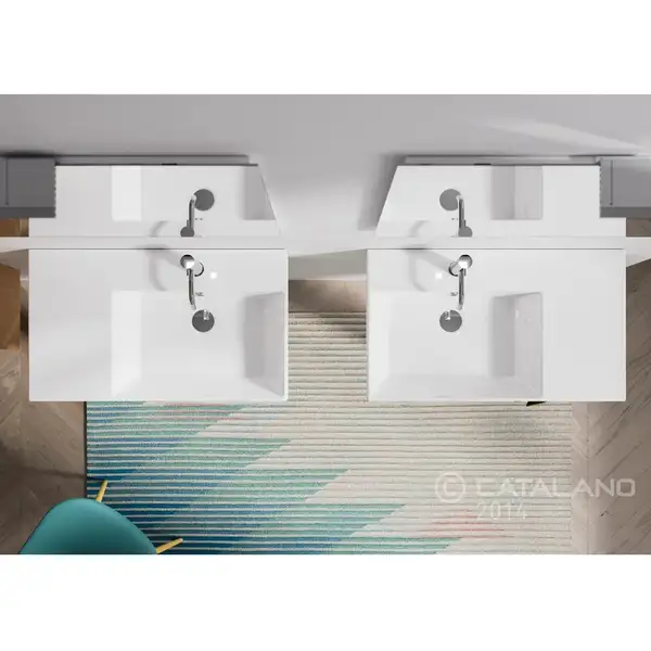 Раковина подвесная Catalano Premium Up 60 x 47 см (чаша cправа) (160DVPUP00) фото 3 Aquada.com.ua