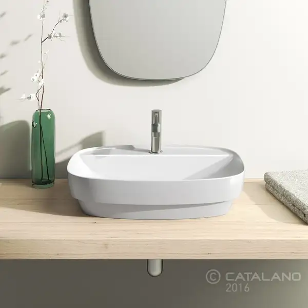 Раковина накладная на столешницу Catalano Green Lux 60 x 40 см (160GRLX00) фото 3 Aquada.com.ua