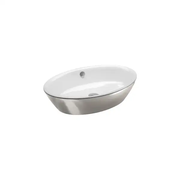 Раковина накладная на столешницу Catalano Gold & Silver 60 х 42 см (160VLNBA) фото 1 Aquada.com.ua