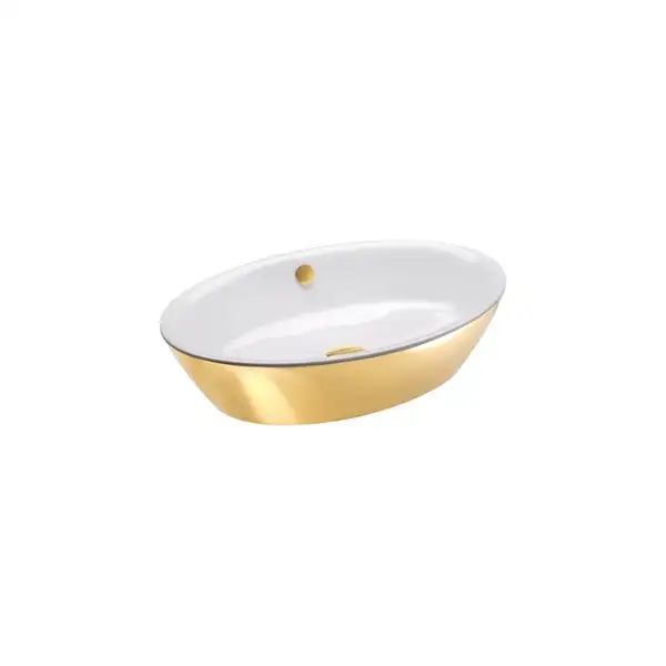 Раковина накладная на столешницу Catalano Gold & Silver 60 х 42 см (160VLNBO) фото 1 Aquada.com.ua