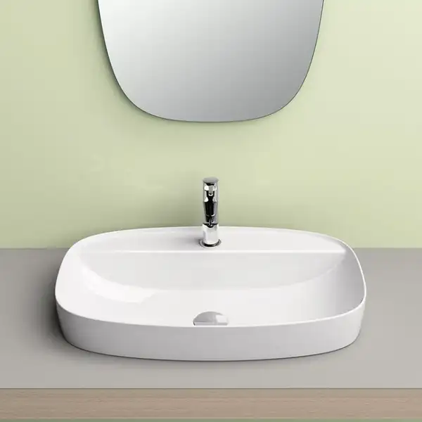 Раковина накладная на столешницу Catalano Green Lux 65 x 42 см (165GRLX00) фото 2 Aquada.com.ua