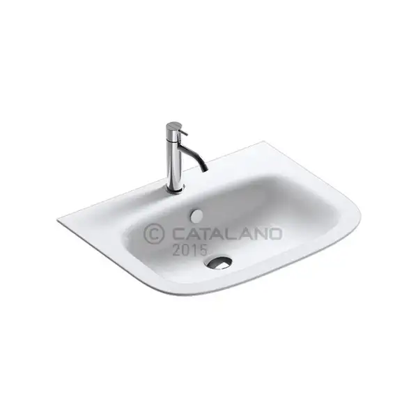 Раковина подвесная Catalano Green One 65 х 50 см (165GRON00) фото 1 Aquada.com.ua