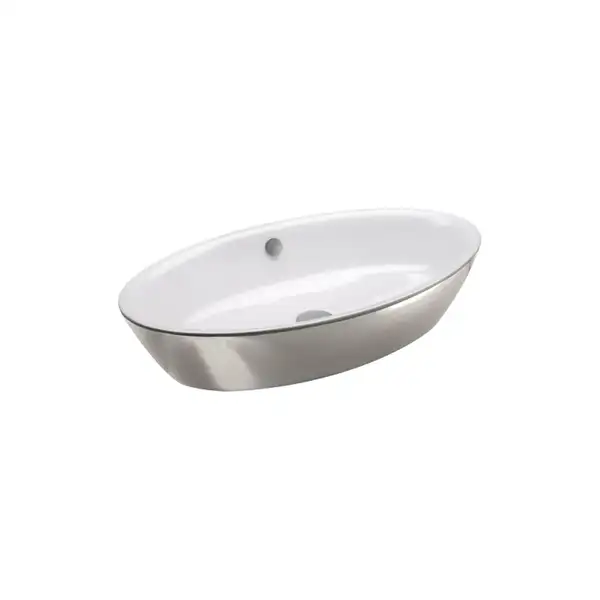 Раковина накладная на столешницу Catalano Gold & Silver 70 х 42 см (170VLNBA) фото 1 Aquada.com.ua