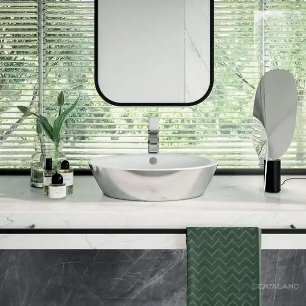 Раковина накладная на столешницу Catalano Gold & Silver 70 х 42 см (170VLNBA) фото 2 Aquada.com.ua