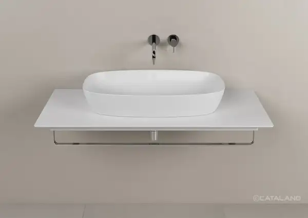 Раковина накладная на столешницу Catalano Green 80 х 40 см, белый (180APGRLX00) фото 2 Aquada.com.ua