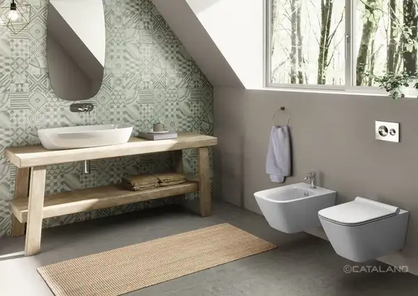 Раковина накладная на столешницу Catalano Green 80 х 40 см, белый (180APGRLX00) фото 3 Aquada.com.ua