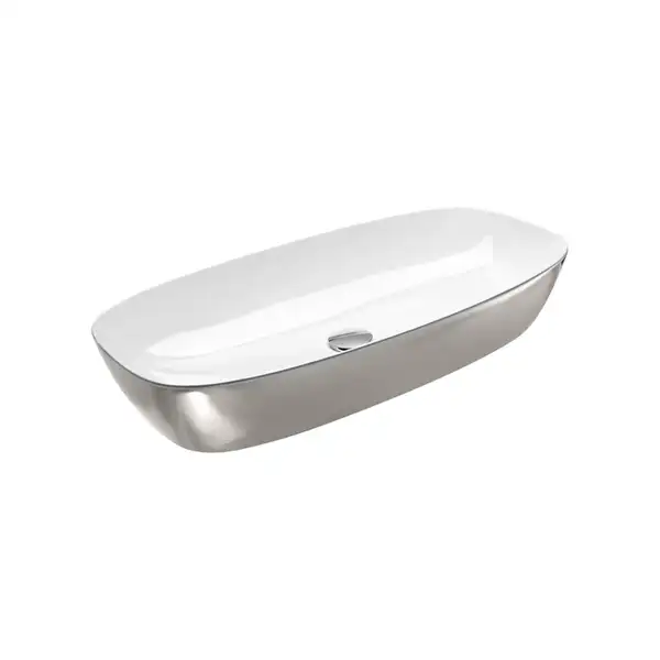 Раковина накладная на столешницу Catalano Gold & Silver 80 х 40 см (180APGRLXBA) фото 1 Aquada.com.ua