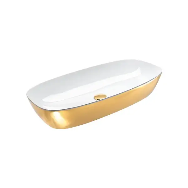 Раковина накладная на столешницу Catalano Gold & Silver 80 х 40 см (180APGRLXBO) фото 1 Aquada.com.ua